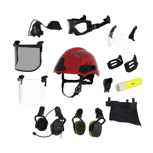 MSA SAFETY - F2XR kaciga za šumske požare i tehničko spašavanje EN 16471