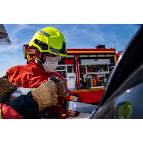 MSA SAFETY - F2XR kaciga za šumske požare i tehničko spašavanje EN 16471 sa zaštitnim naočalama