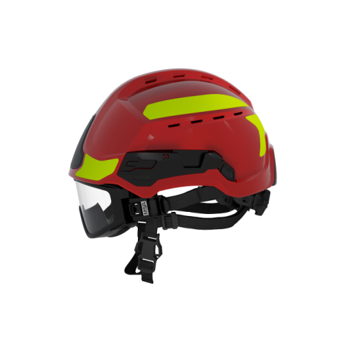 MSA SAFETY - F2XR kaciga za šumske požare i tehničko spašavanje EN 16471 sa zaštitnim naočalama