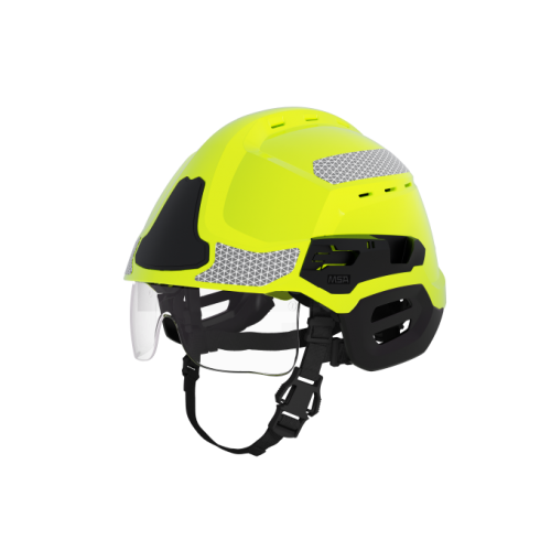 MSA SAFETY - F2XR kaciga za šumske požare i tehničko spašavanje EN 16471 sa zaštitnim naočalama